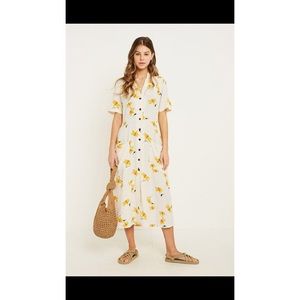 Button Down Midi Dress